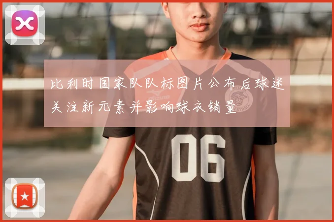 比利时国家队队标图片公布后球迷关注新元素并影响球衣销量